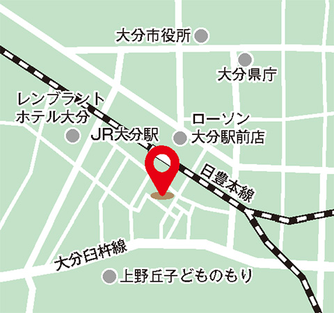 出張個別相談会 大分会場の地図