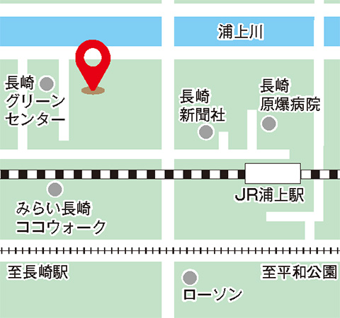 出張個別相談会 長崎会場の地図