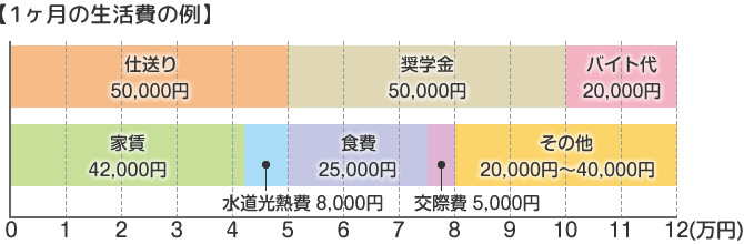 ひとり暮らし1ヶ月の生活費2016